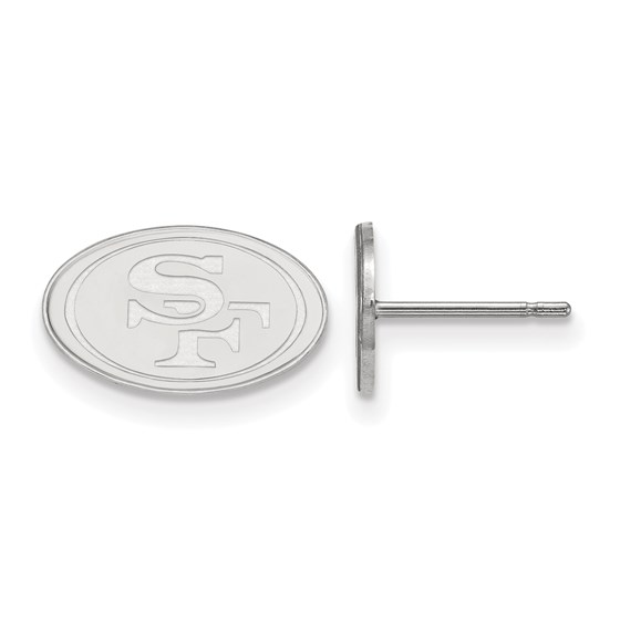 Sterling Silver San Francisco 49ers XS Post Earring Sterling Silver San Francisco 49ers XS Post Earring